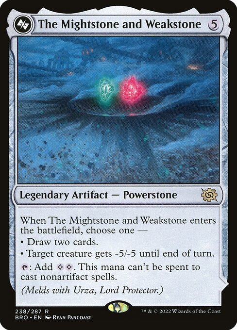 The Mightstone and Weakstone (238a) (Foil) - NM