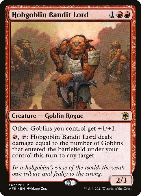 Hobgoblin Bandit Lord (147) - NM