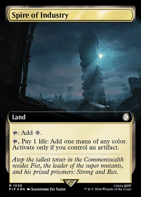 Spire of Industry (1039) - EXTENDED ART (Foil) - NM