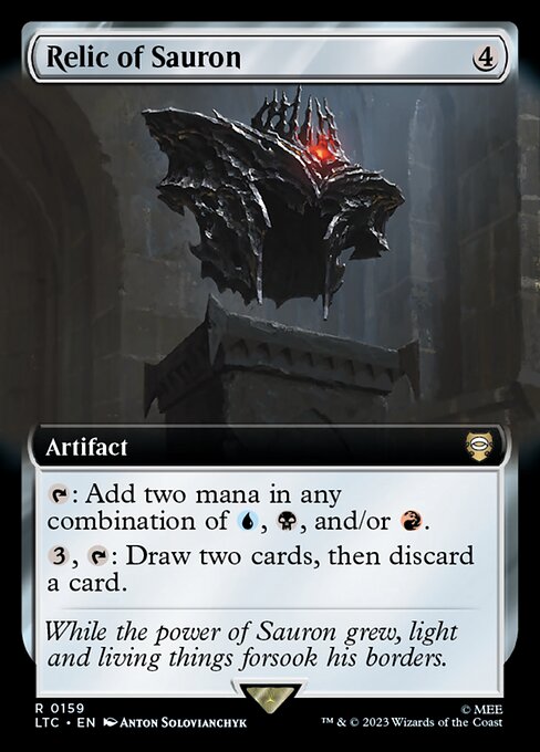 Relic of Sauron (159) - EXTENDED ART - NM