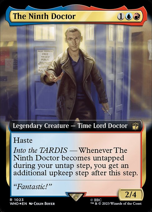 The Ninth Doctor (1023) - EXTENDED ART (Foil) - NM