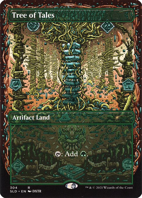 Tree of Tales (304) - BORDERLESS - FULL ART (Foil) - NM