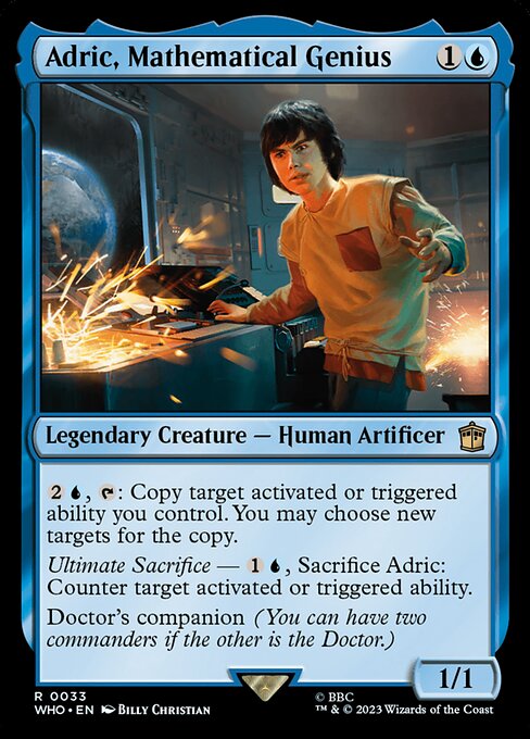 Adric, Mathematical Genius (33) (Foil) - NM