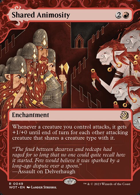 Shared Animosity (49) - BORDERLESS - NM