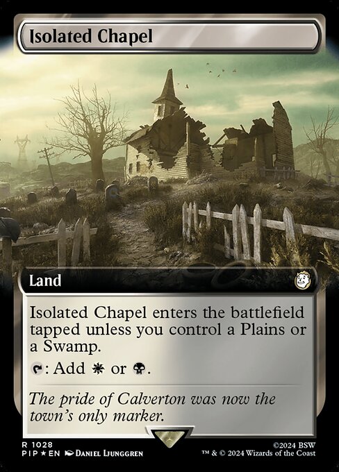 Isolated Chapel (1028) - EXTENDED ART (Foil) - NM