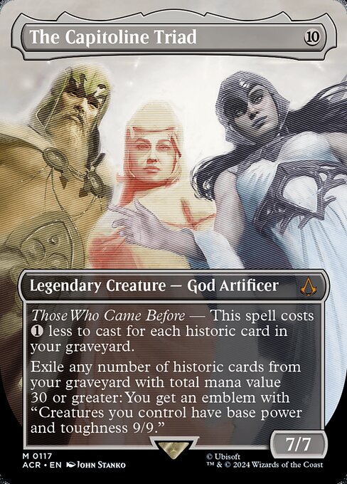 The Capitoline Triad (117) - BORDERLESS (Foil) - NM