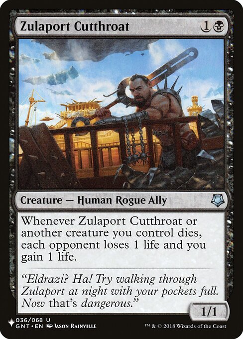 Zulaport Cutthroat (GNT-36) - NM