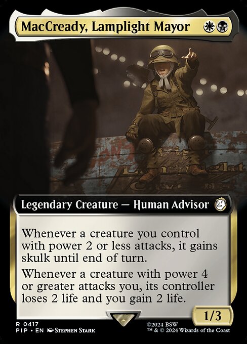 MacCready, Lamplight Mayor (417) - EXTENDED ART - NM