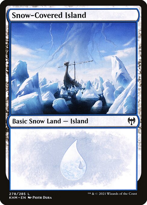 Snow-Covered Island (278) - NM