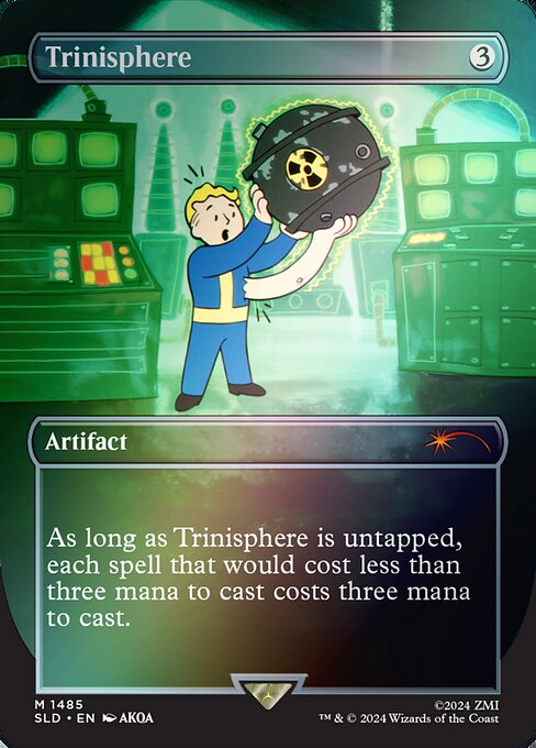 Trinisphere (1485★) - BORDERLESS (Foil) - NM