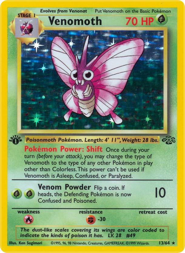 Venomoth 13 (Unlimited Holofoil) - NM