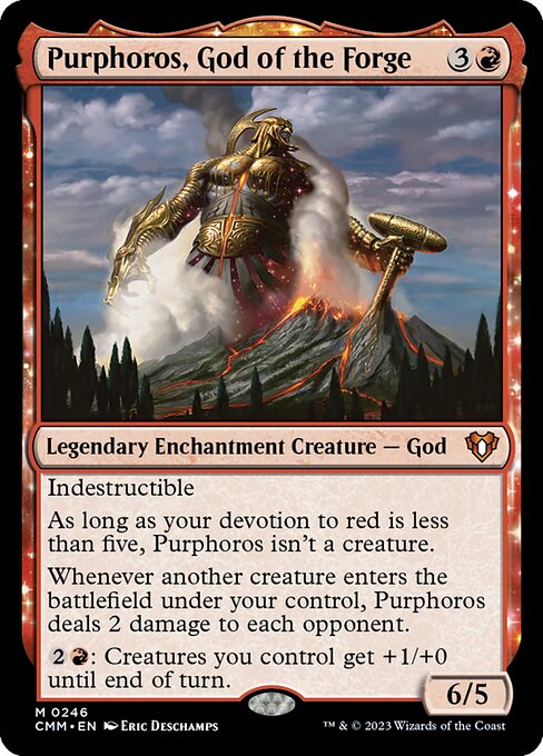 Purphoros, God of the Forge (246) (Foil) - NM