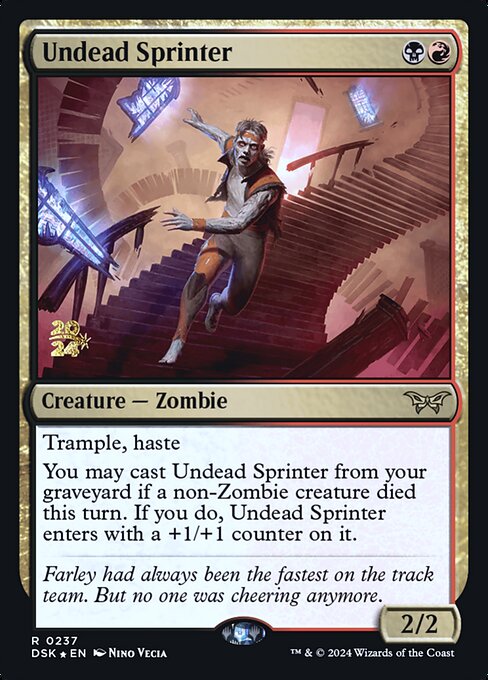 Undead Sprinter (237s) (Foil) - NM