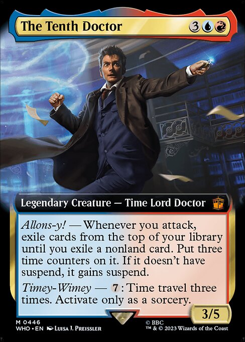 The Tenth Doctor (446) - EXTENDED ART (Foil) - NM