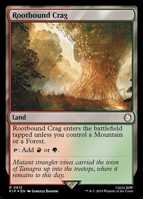 Rootbound Crag (812) (Foil) - NM