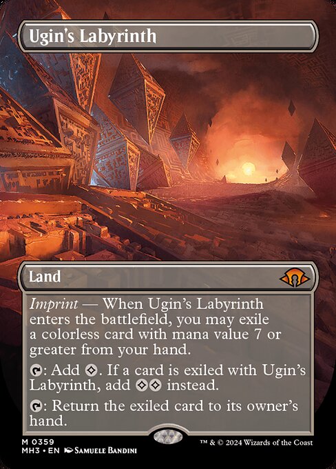 Ugin's Labyrinth (359) - BORDERLESS - NM