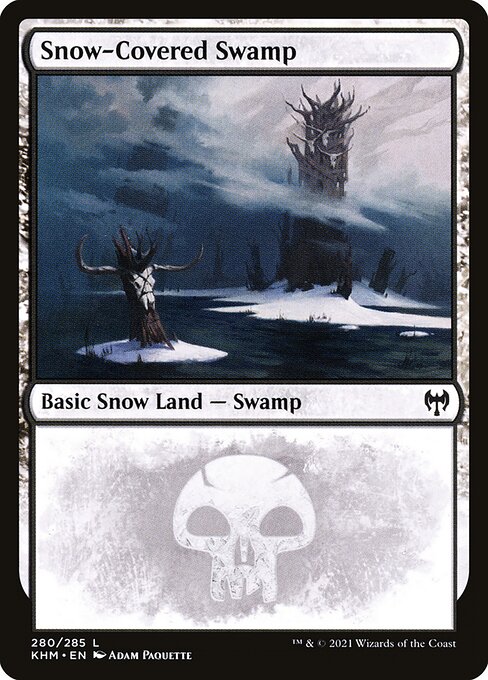 Snow-Covered Swamp (280) - NM