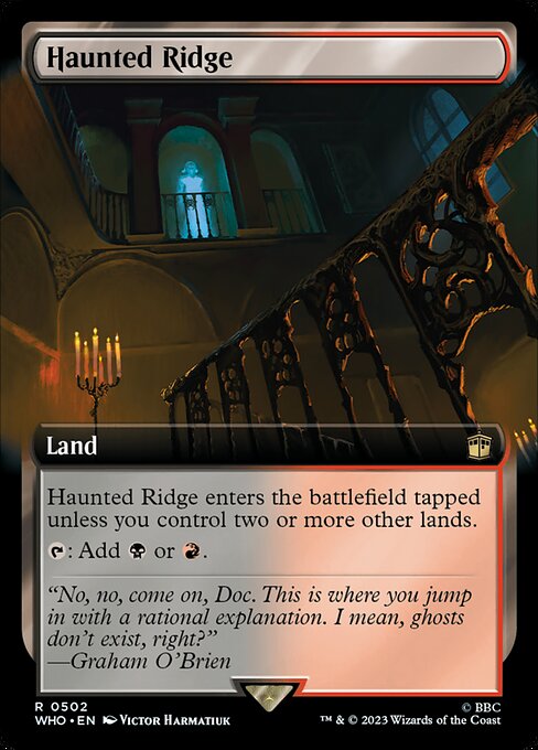 Haunted Ridge (502) - EXTENDED ART - NM