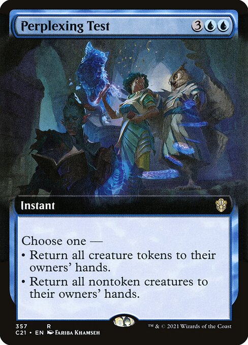 Perplexing Test (357) - EXTENDED ART - NM