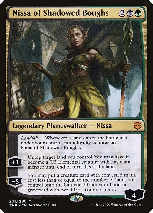 Nissa of Shadowed Boughs (231) - NM