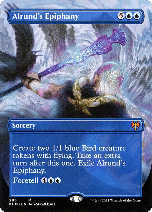 Alrund's Epiphany (295) - BORDERLESS (Foil) - NM