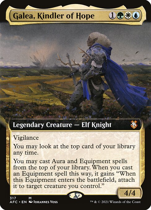 Galea, Kindler of Hope (317) - EXTENDED ART - NM