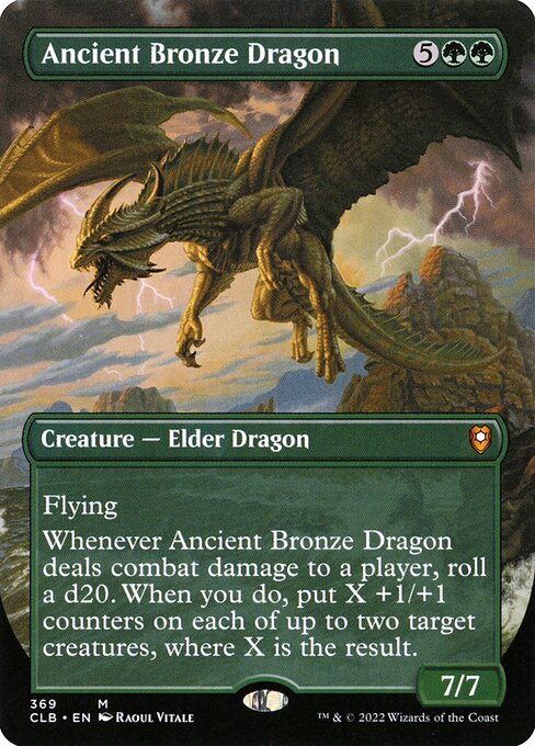 Ancient Bronze Dragon (369) - BORDERLESS - NM