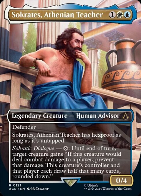 Sokrates, Athenian Teacher (121) - BORDERLESS - NM