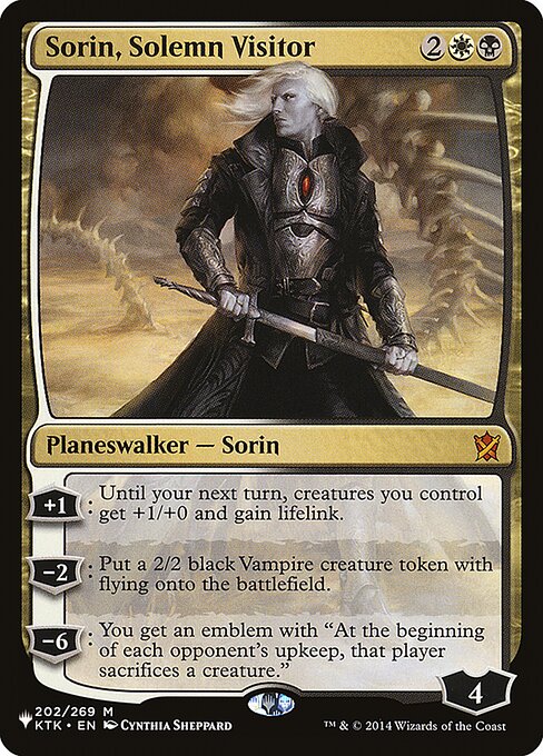 Sorin, Solemn Visitor (KTK-202) - NM