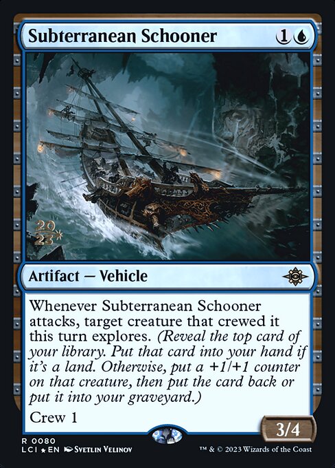 Subterranean Schooner (80s) (Foil) - NM