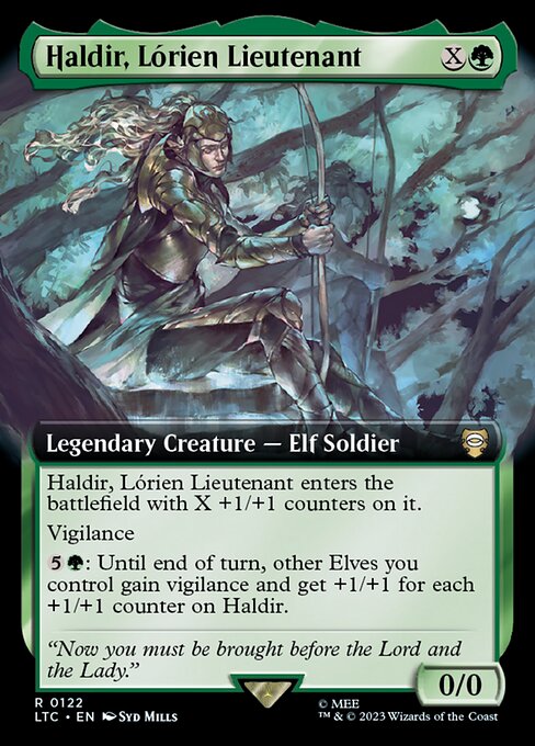 Haldir, Lórien Lieutenant (122) - EXTENDED ART - NM