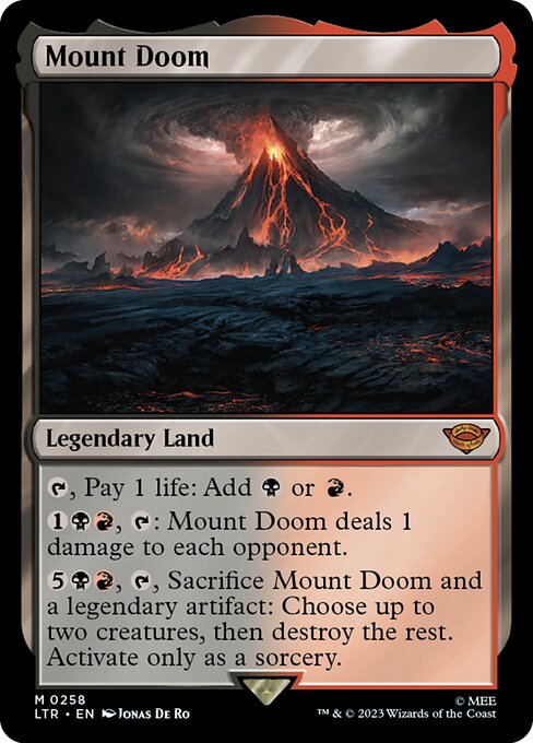 Mount Doom (258) (Foil) - NM