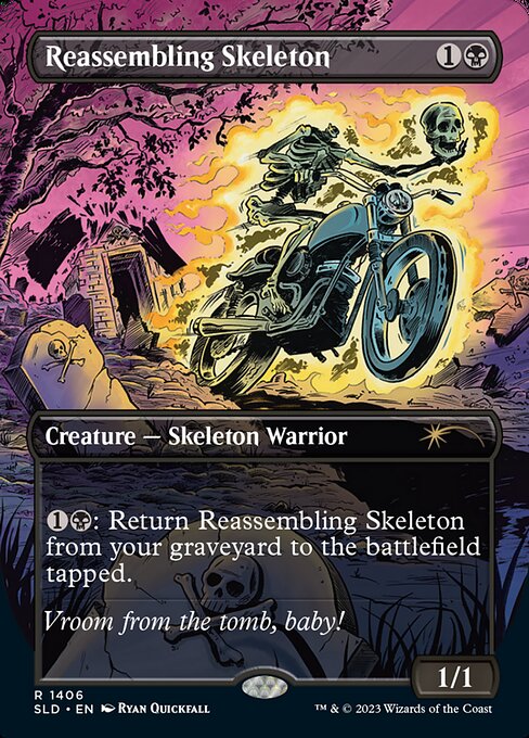 Reassembling Skeleton (1406) - BORDERLESS (Foil) - NM