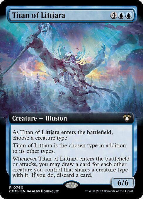 Titan of Littjara (760) - EXTENDED ART - NM