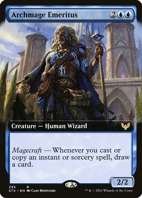 Archmage Emeritus (295) - EXTENDED ART - NM