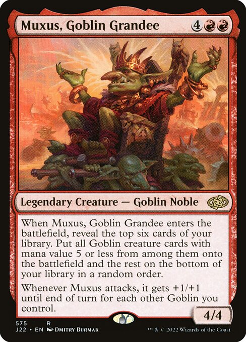 Muxus, Goblin Grandee (575) - NM