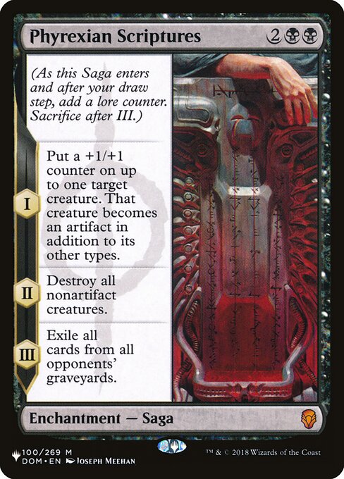 Phyrexian Scriptures (DOM-100) - NM