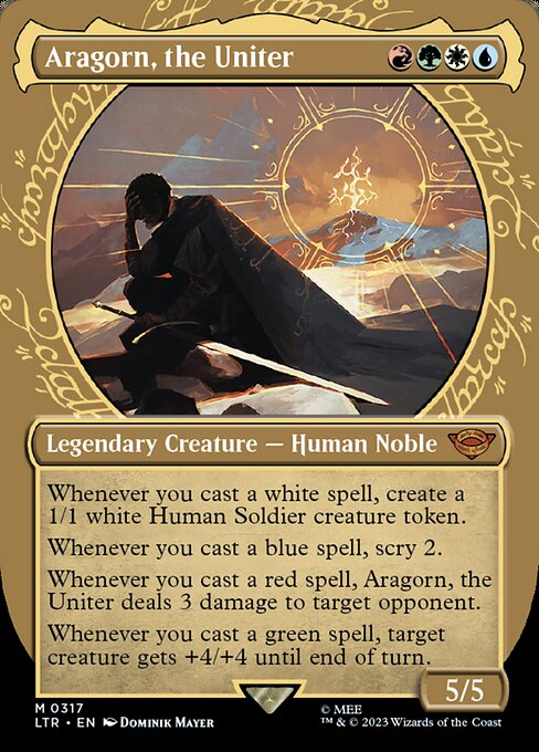 Aragorn, the Uniter (317) - BORDERLESS - NM