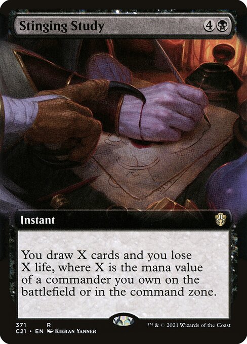 Stinging Study (371) - EXTENDED ART - NM