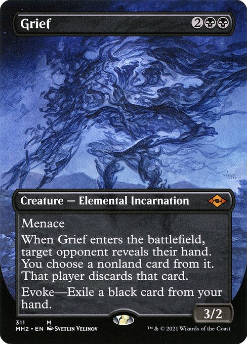 Grief (311) - BORDERLESS - FULL ART - NM