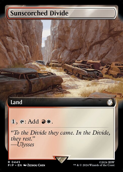 Sunscorched Divide (445) - EXTENDED ART - NM